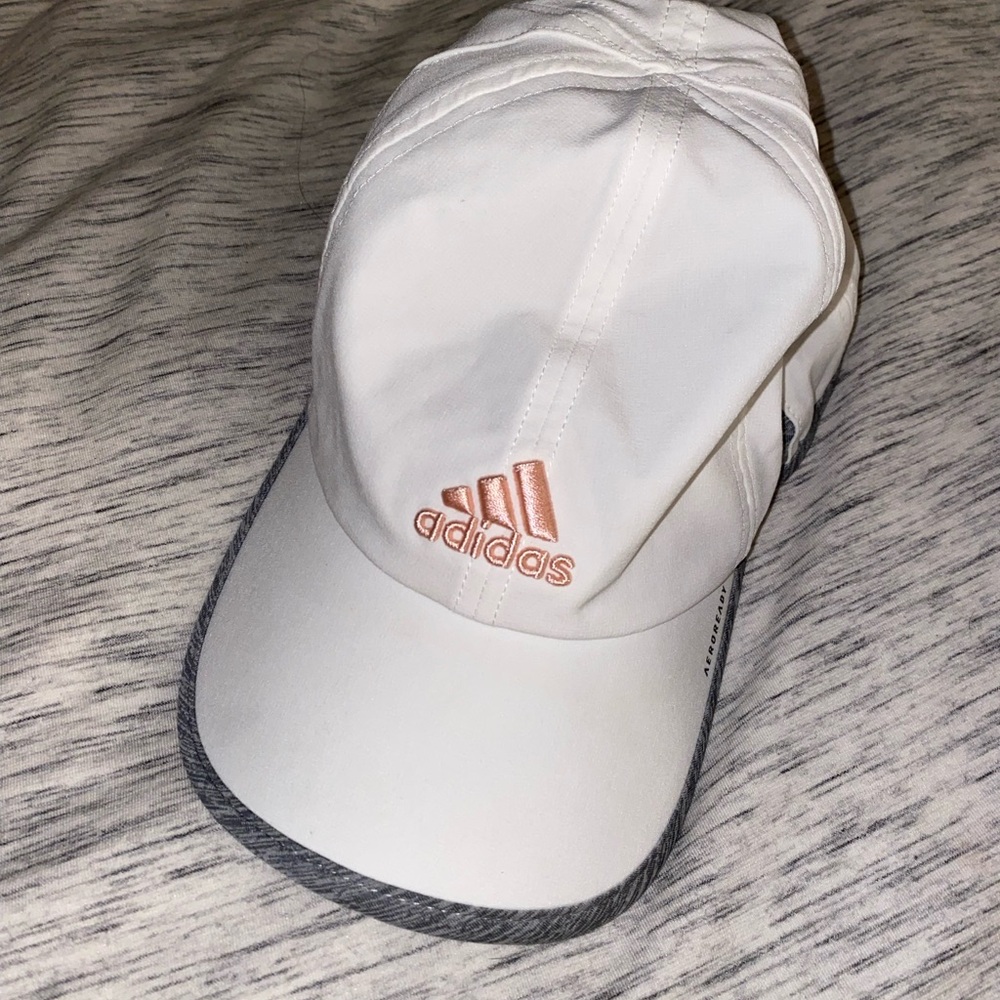 Adidas | White and Pink Cap